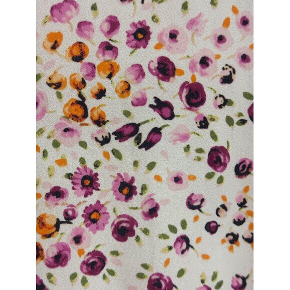 Gabby Skye Floral Print Smocked Waist Flounce Hem Dress Size 14 Summer Wedding - Picture 6 of 9